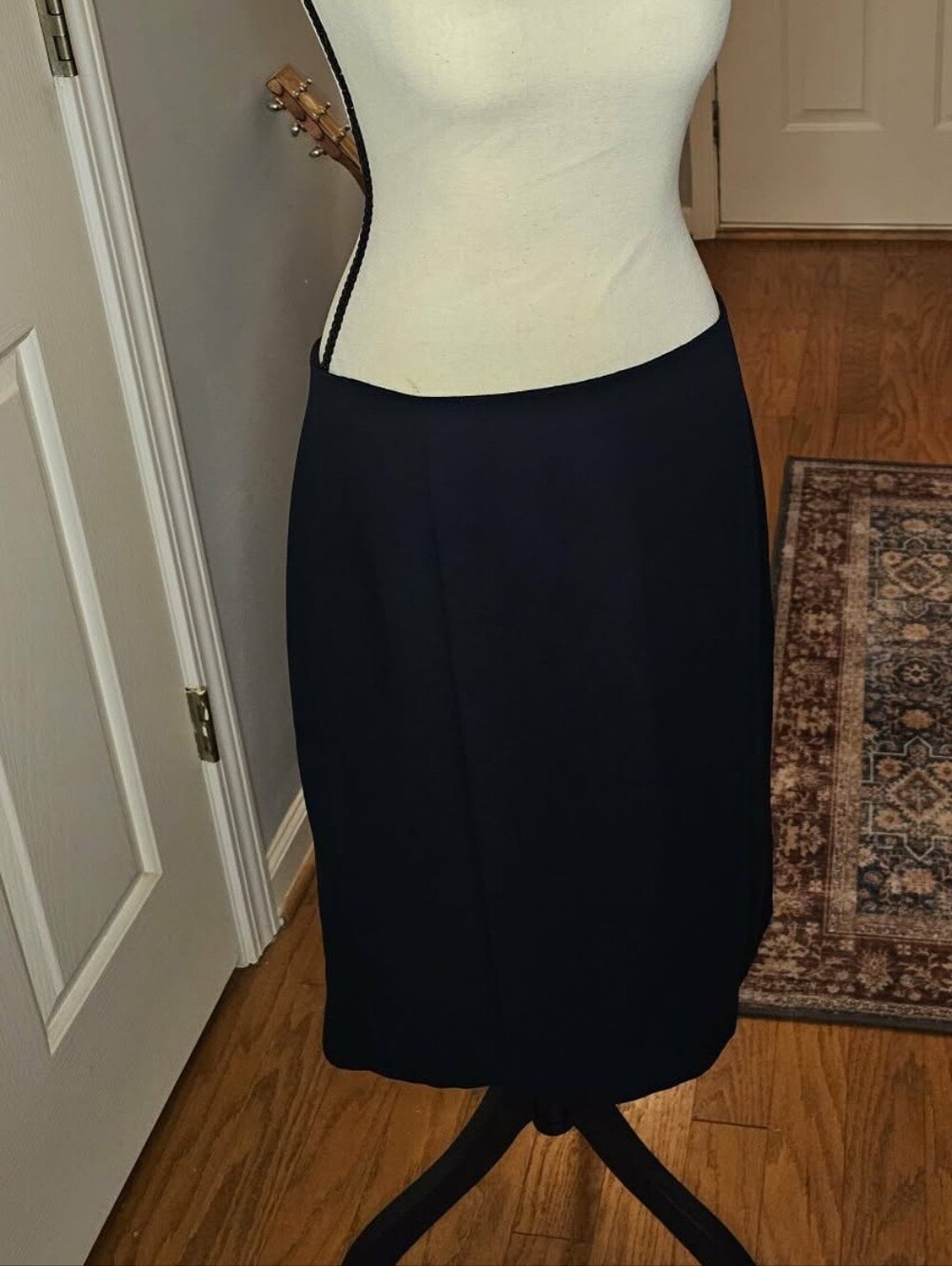 Talbots Navy Blue A-Line Skirt ~ Size 10